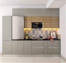 contemporary kitchen with subtle grey