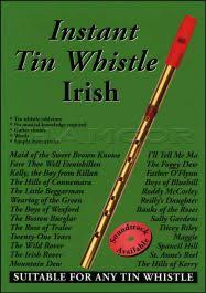 instant tin whistle irish book only