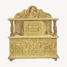 ornate cabinet furniture clipart