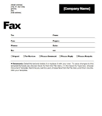 Professional Fax Cover Sheet Template Professional