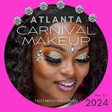 atlanta carnival makeup deposit face