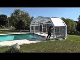 Retractable Pool Enclosures Woman