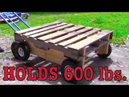 Wooden Pallet To Wheel Cart Cam Trolley