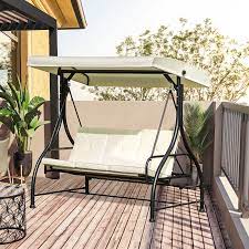 Outsunny 3 Seater Patio Swing Chair