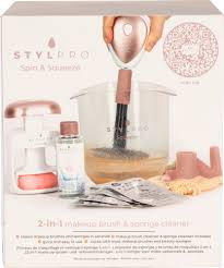 stylpro spin squeeze brush and sponge cleaner