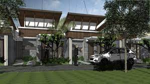 Joel kelly design has designed this modern balinese style house located in the heart of brookhaven, a city near atlanta, georgia. Konsep Rumah Tropis Tipe Awliya By Aguscwid 3d Warehouse Modern Tropical House House Exterior House Design