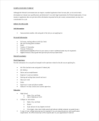 Simple, attractive and professional layout. Free 9 Simple Resume Format In Ms Word Pdf