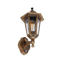 Classic Outdoor Wall Lamp Antique Gold