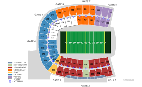 11 Eye Catching Wake Forest Football Seating Diagram