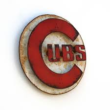 Chicago Cubs Wall Art Logo 12 Diameter