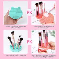 3 in 1 silicone makeup brush cleaner