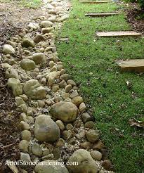 dry creek bed in your garden art
