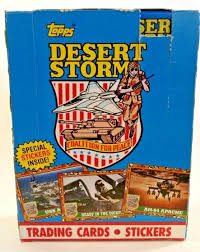 1998 r & n china co. Topps Desert Storm Coalition For Peace Trading Card Box 36 Unopened Packs Tactics 2 Toys Llc