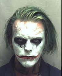 joker makeup arrested in virginia