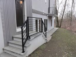At fortin ironworks diy handrail, we offer high quality, striking wrought iron handrails that you can rely on. Front Porch Railings Contemporary Exterior Philadelphia By Capozzoli Stairworks Houzz