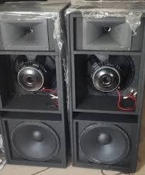 2 0 black double 15 speaker 100w