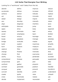 Work Verbs Resume Resume Examples and Writing Letters Doc Resume keywords  list Pattern Based Writing