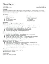 Food Industry Resume Server Example Service Objective Creer Pro