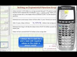 Solve An Exponential Growth Equation