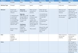 sprint triathlon plan week 11