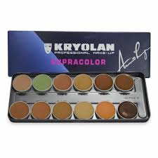 matte multicolor kryolan professional