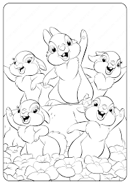 Information about thumper () and pictures of thumper including where to meet them and where to see them in parades and shows at the disney the colors of this wreath are beautiful! Bambi And Thumper Coloring Pages Coloring And Drawing