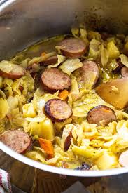 cabbage soup with smoked sausage