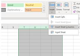 insert multiple rows columns in excel
