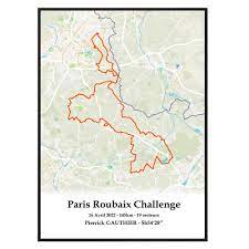 Affiche du Paris Roubaix Challenge - The Post Trace