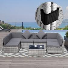 Outsunny Outdoor Sectional Sofa