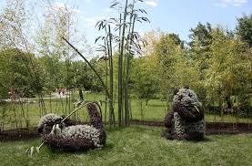 Wwf Brings Plant Sculpture Pandas To