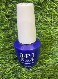 blue 15ml opi gel nail polish for