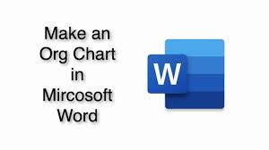 How To Build An Org Chart In Word