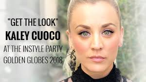 kaley cuoco instyle party