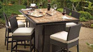 Palermo Counter Height Fire Table Set