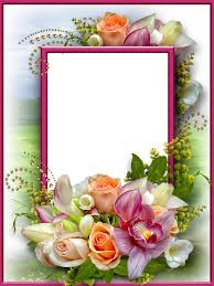 free flower photo frame for photo