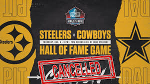 Sean wonders why the nfl stubbornly stuck to their timeline 100%. Nfl Cancels The 2020 Hall Of Fame Game Youtube