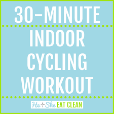 30 minute indoor cycling workout
