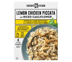 Cauliflower rice is a rice substitution. Lemon Chicken Piccata Caesar S Kitchen Chef Inspired Frozen Meals