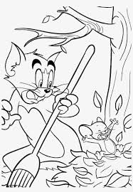 Tom jerry pencil drawings coloring page 01. Tom And Jerry Was Cleaning Leaves Coloring Pages Tom And Jerry Colouring Png Image Transparent Png Free Download On Seekpng