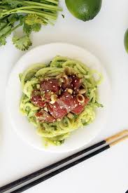 ahi tuna poke bowls with avocado and