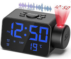 ceiling projection clock radio fm alarm