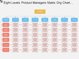 Eight Levels Product Managers Matrix Org Chart Template