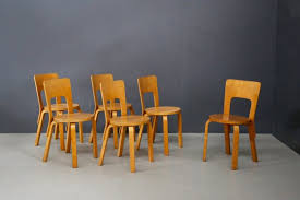 dining chairs by alvar aalto for artek
