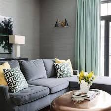 charcoal gray living room curtains