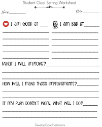 4 Free Goal Setting Worksheets Free Forms Templates And Ideas To