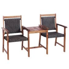 Acacia Wooden 3pcs Furniture Set 2