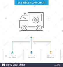 Ambulance Truck Medical Help Van Business Flow Chart