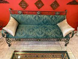 antique wrought iron sofa set