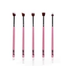 sixplus 5 pcs black handle professional eye shadow makeup brushes set brand cosmetic eyeshadow brush kits